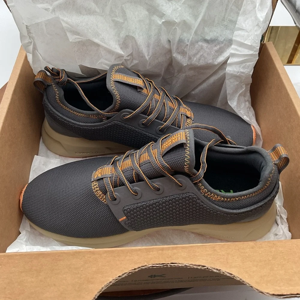KURU ATOM Waterproof Women's Black and Tan‎ Athletic Shoes 9.5M